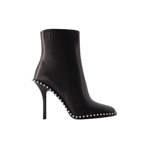 Nova 105 Ankle Boots- Alexander Wang - Leather - Black - Picture 1 of 3